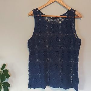 Valerie Bertinelli Lace shirt